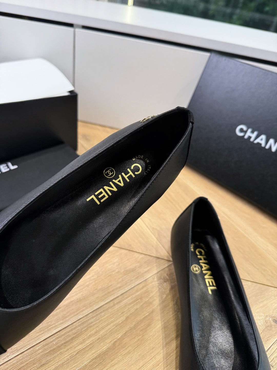 G988😀CHANEL* 香奈儿小香2026专柜同步新款高跟鞋单鞋极简设计 超好搭配的日常款、无论高度 