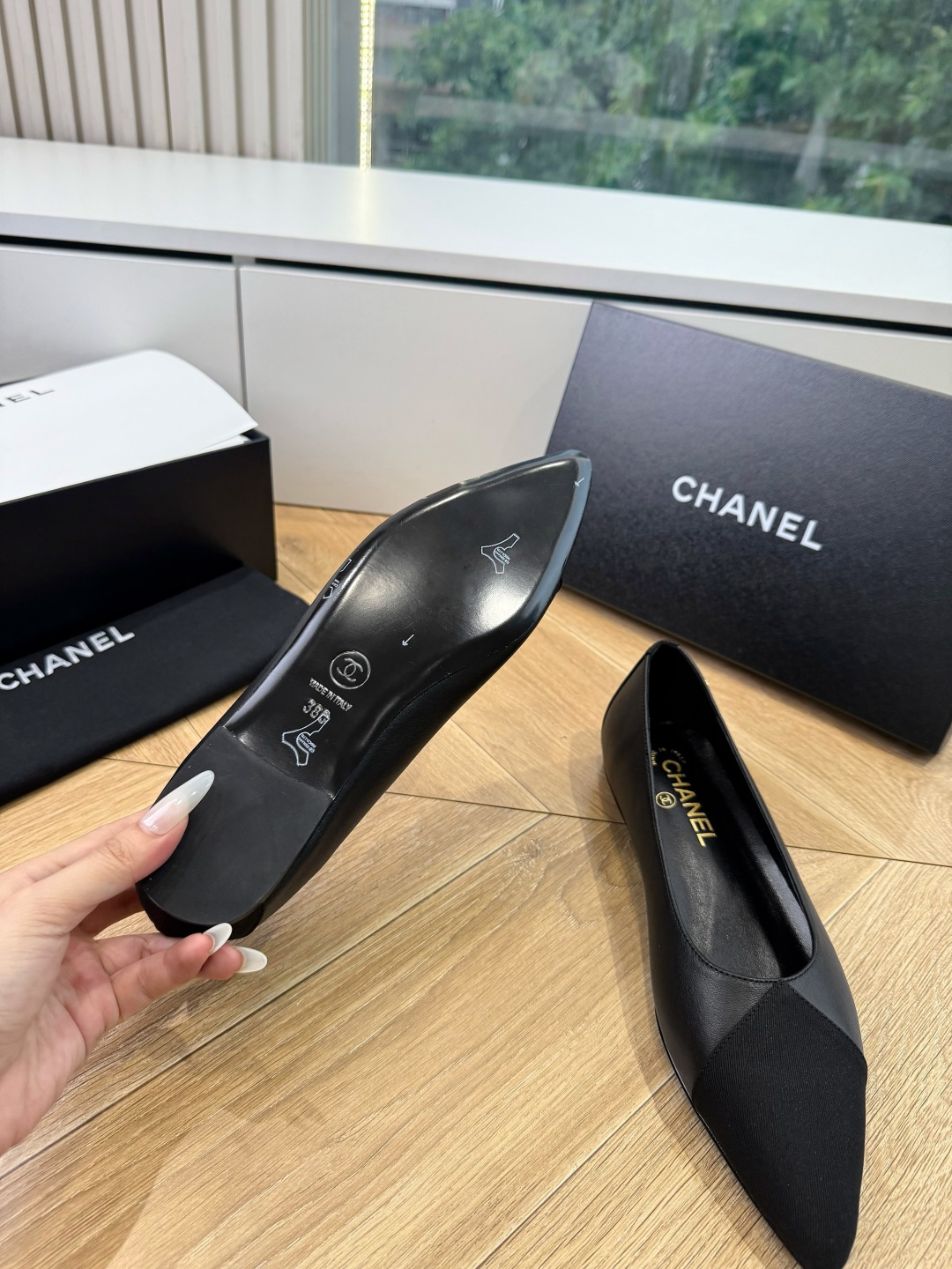G988😀CHANEL* 香奈儿小香2026专柜同步新款高跟鞋单鞋极简设计 超好搭配的日常款、无论高度 