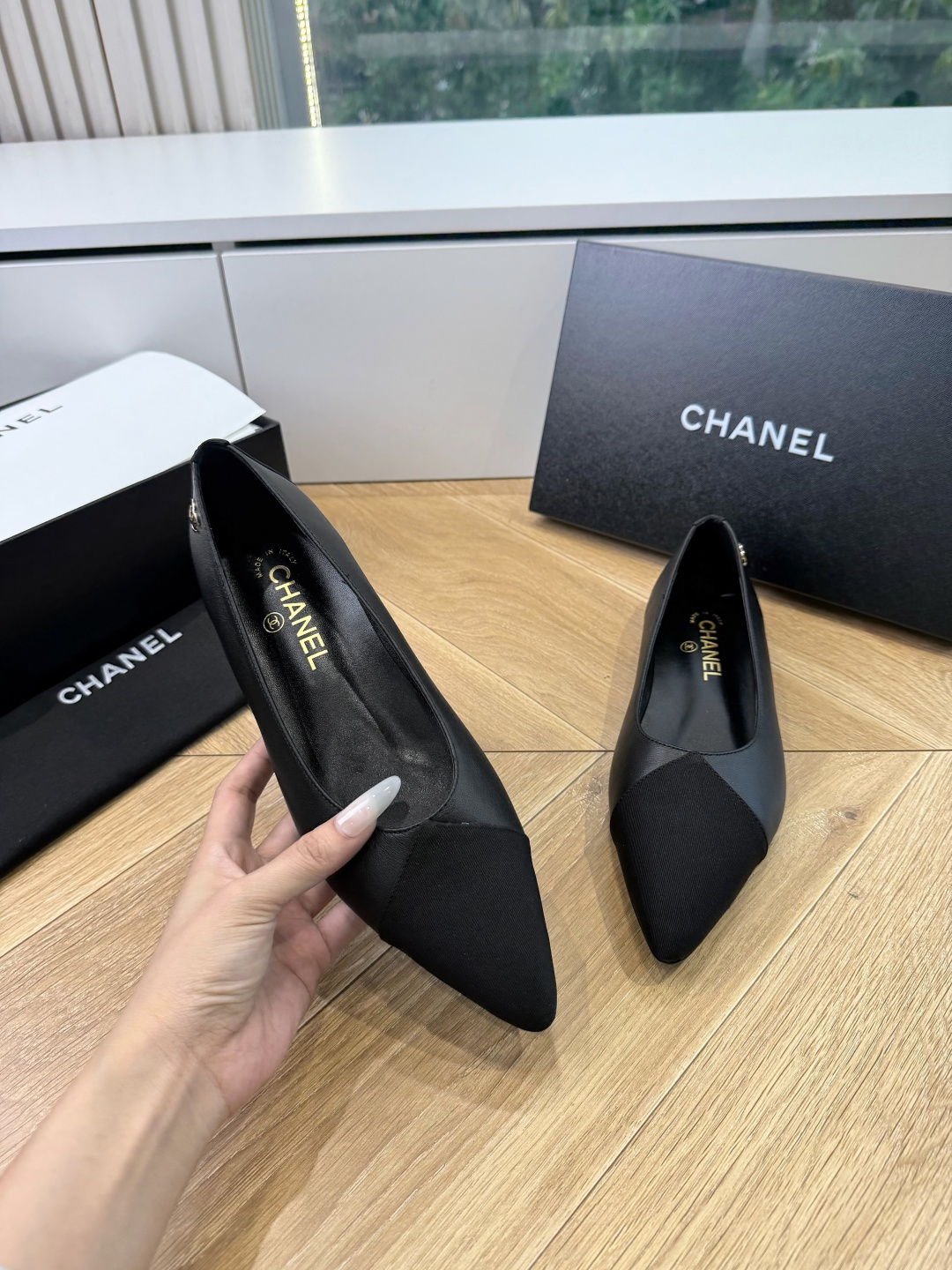 G988😀CHANEL* 香奈儿小香2026专柜同步新款高跟鞋单鞋极简设计 超好搭配的日常款、无论高度 