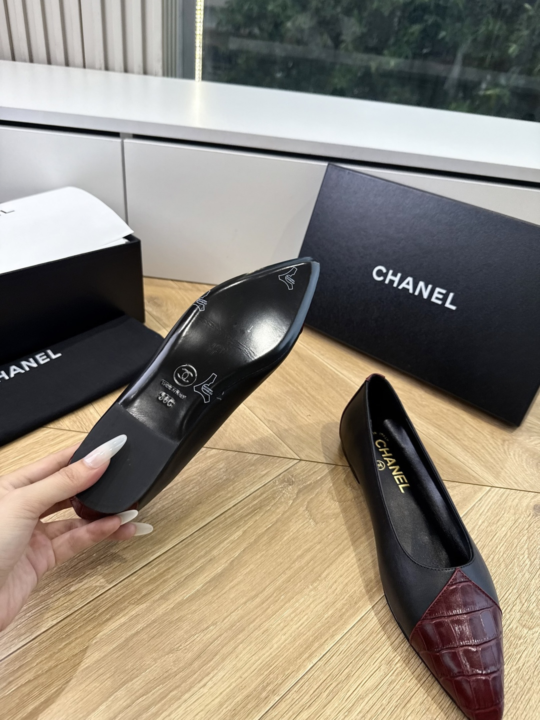 G988😀CHANEL* 香奈儿小香2026专柜同步新款高跟鞋单鞋极简设计 超好搭配的日常款、无论高度 