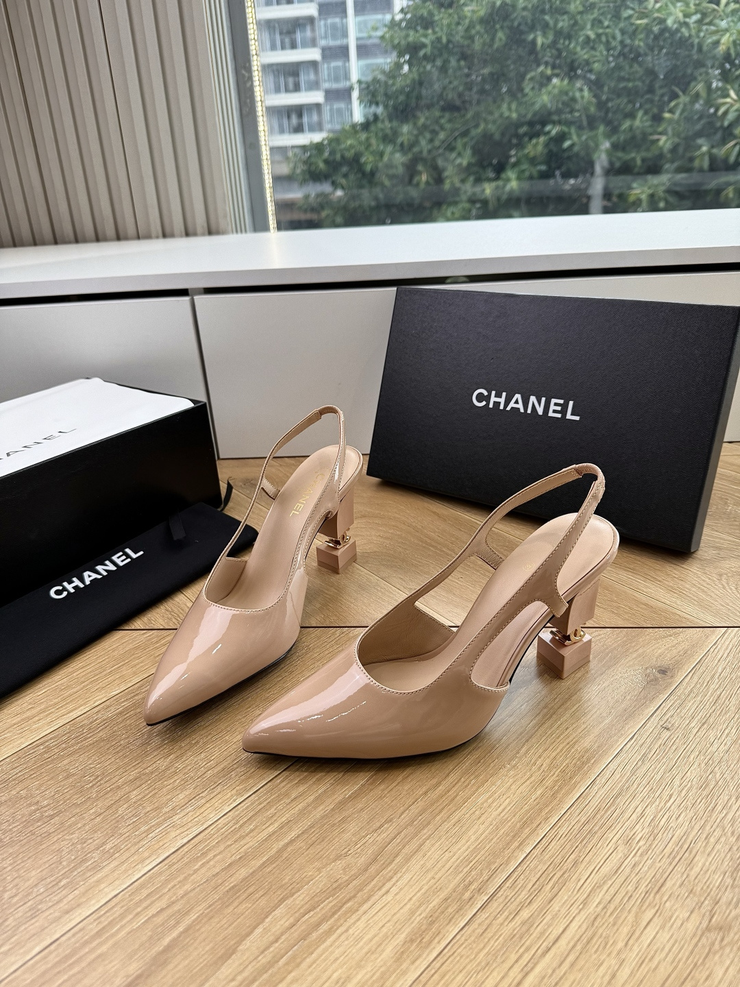 G238😀CHANEL* 香奈儿小香2026专柜同步新款高跟鞋单鞋凉鞋极简设计 超好搭配的日常款、无论高