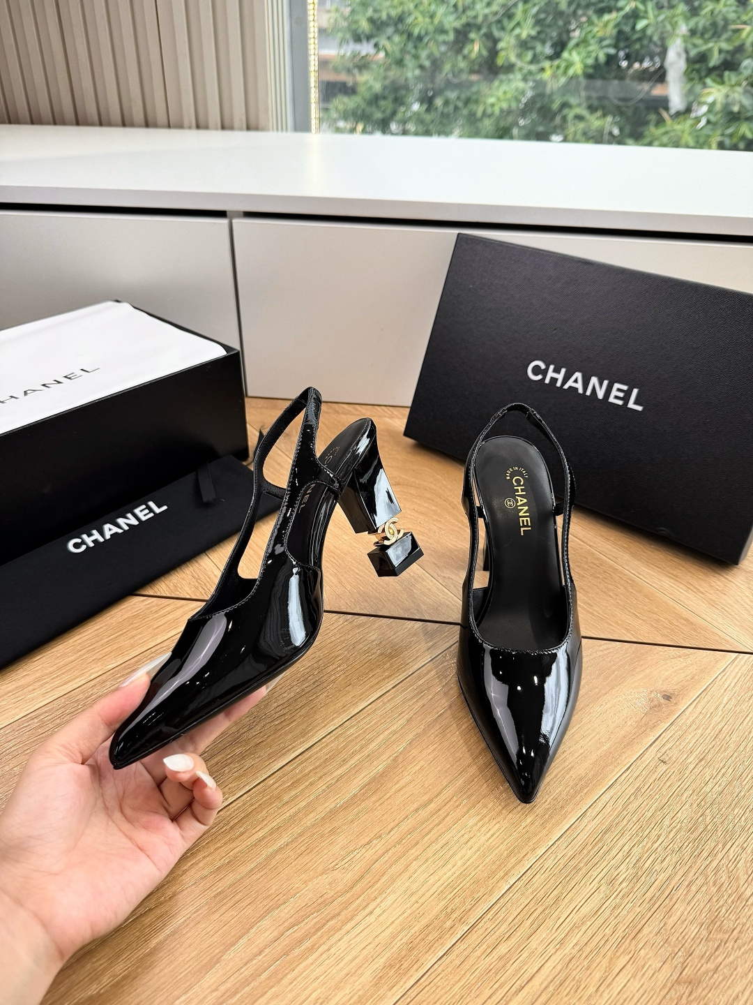 G238😀CHANEL* 香奈儿小香2026专柜同步新款高跟鞋单鞋凉鞋极简设计 超好搭配的日常款、无论高