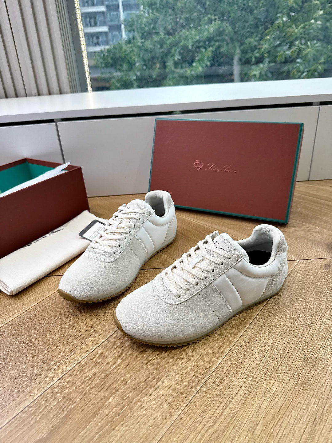 飞机盒版G027代购级现货Loro Pian*经典爆款lp德训鞋顶级版本厚底休闲原来这就是传说走两万步都