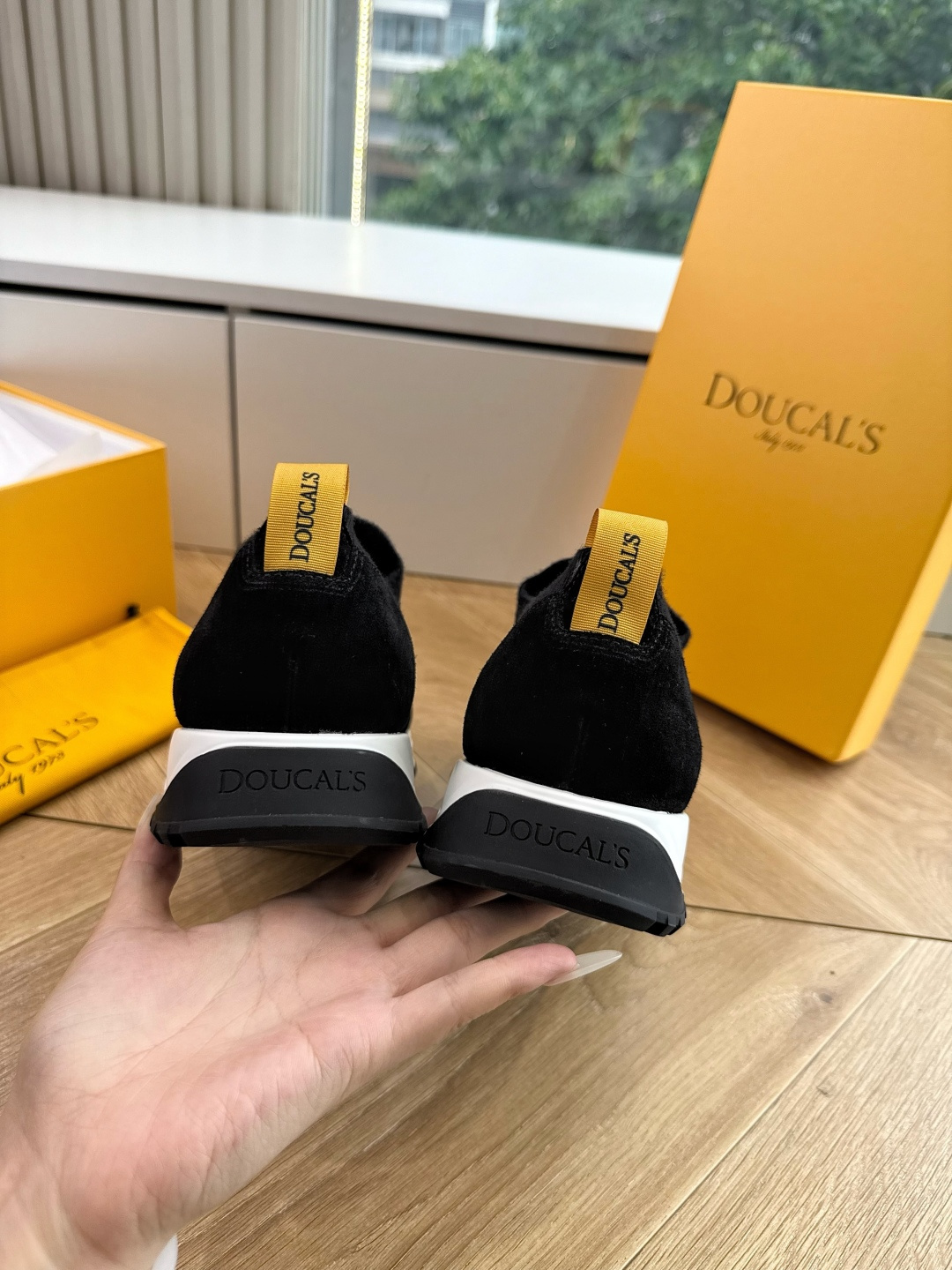 G909专柜品质Doucal'S男士针织系带运动男款运动鞋传说中不配货也要买的鞋潮流 时尚 舒适 百搭虽