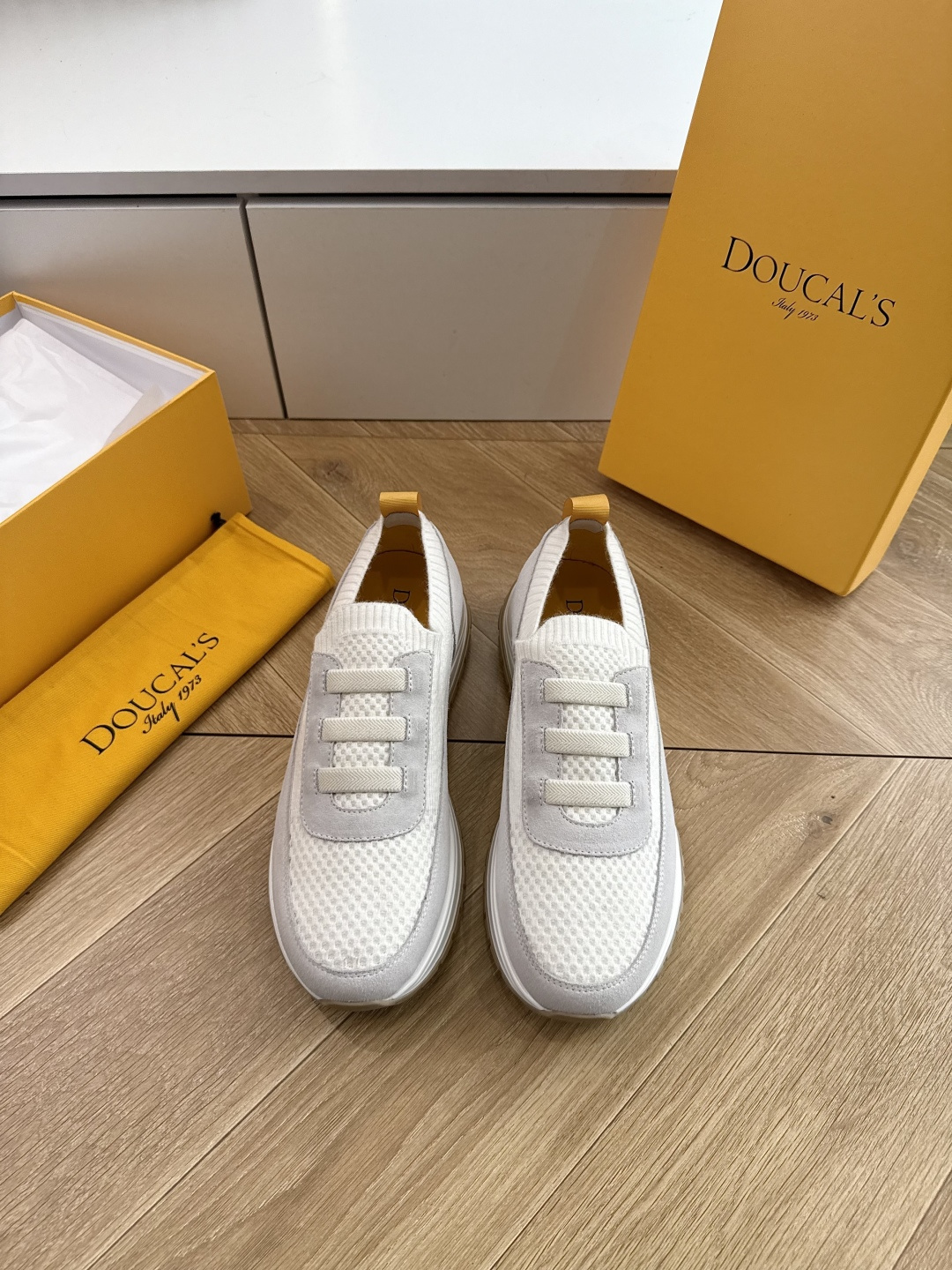 G909专柜品质Doucal'S男士针织系带运动男款运动鞋传说中不配货也要买的鞋潮流 时尚 舒适 百搭虽