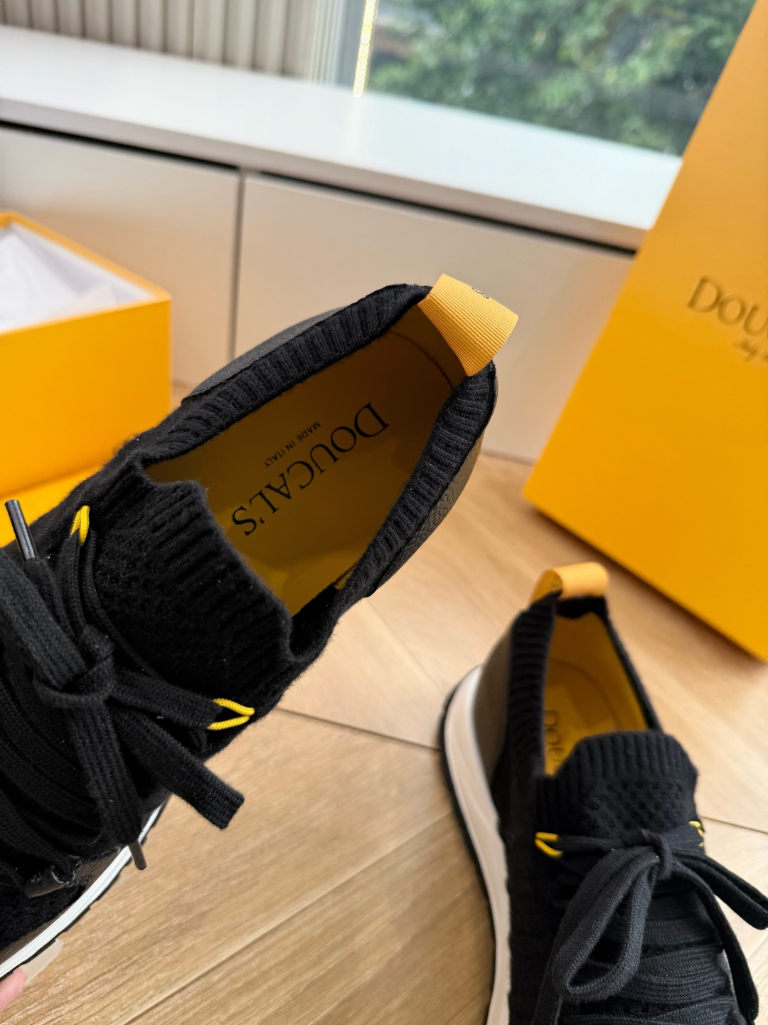 G909专柜品质Doucal'S男士针织系带运动男款运动鞋传说中不配货也要买的鞋潮流 时尚 舒适 百搭虽