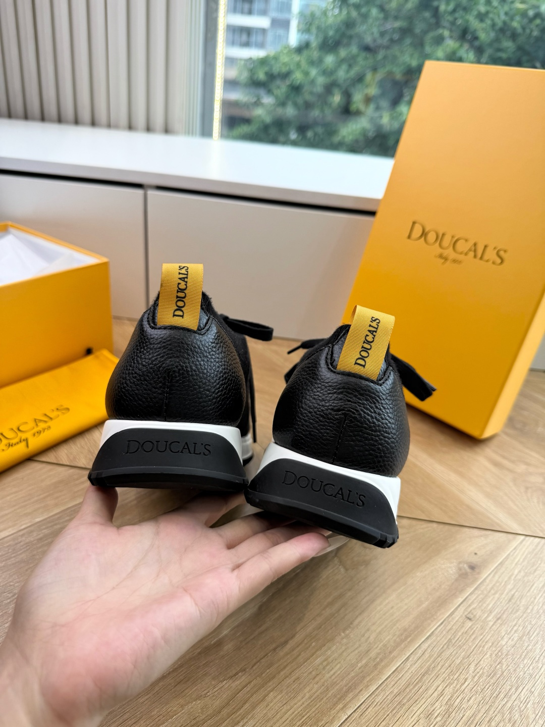 G909专柜品质Doucal'S男士针织系带运动男款运动鞋传说中不配货也要买的鞋潮流 时尚 舒适 百搭虽