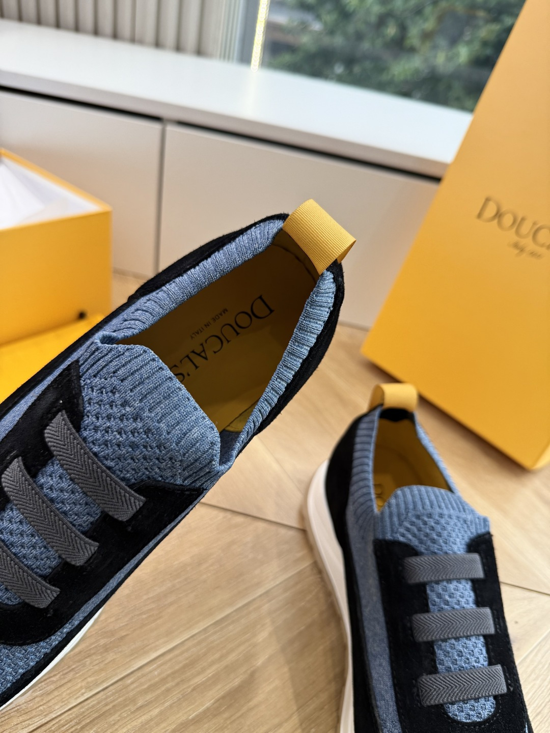 G909专柜品质Doucal'S男士针织系带运动男款运动鞋传说中不配货也要买的鞋潮流 时尚 舒适 百搭虽