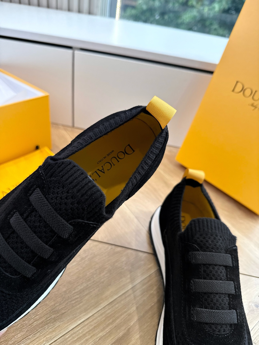 G909专柜品质Doucal'S男士针织系带运动男款运动鞋传说中不配货也要买的鞋潮流 时尚 舒适 百搭虽