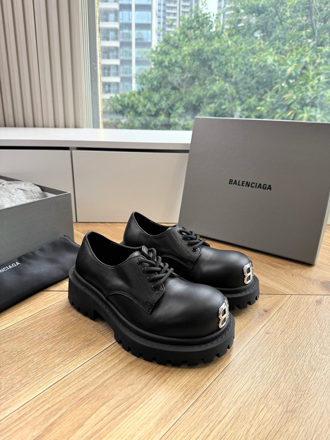G261对版代购级别Balenciaga巴黎世家2026春毒液Venom英伦复古深口厚底单鞋 请认准高版