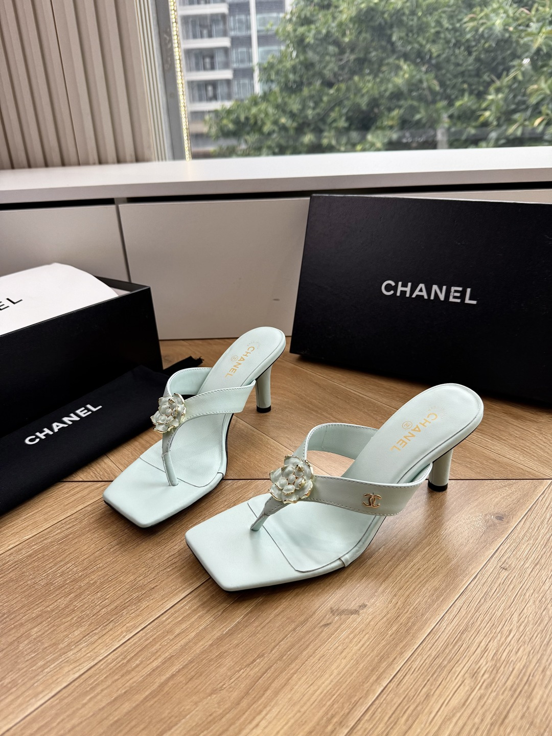 G238😀CHANEL* 香奈儿小香2026专柜同步新款高跟鞋凉鞋极简设计 超好搭配的日常款、无论高度 
