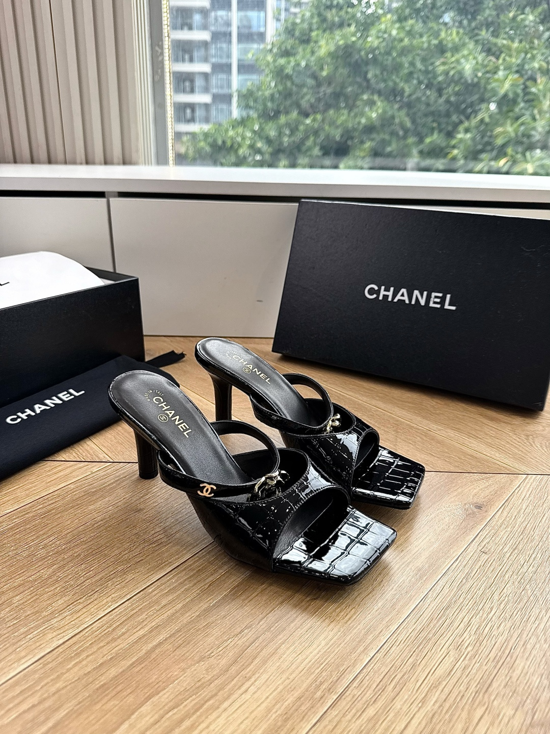 G238😀CHANEL* 香奈儿小香2026专柜同步新款高跟鞋凉鞋极简设计 超好搭配的日常款、无论高度 