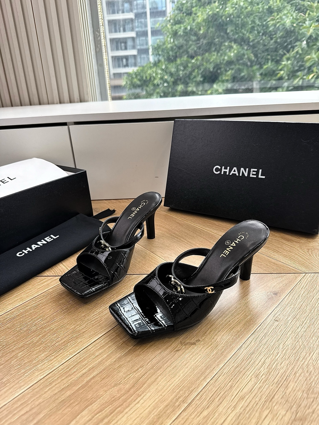 G238😀CHANEL* 香奈儿小香2026专柜同步新款高跟鞋凉鞋极简设计 超好搭配的日常款、无论高度 