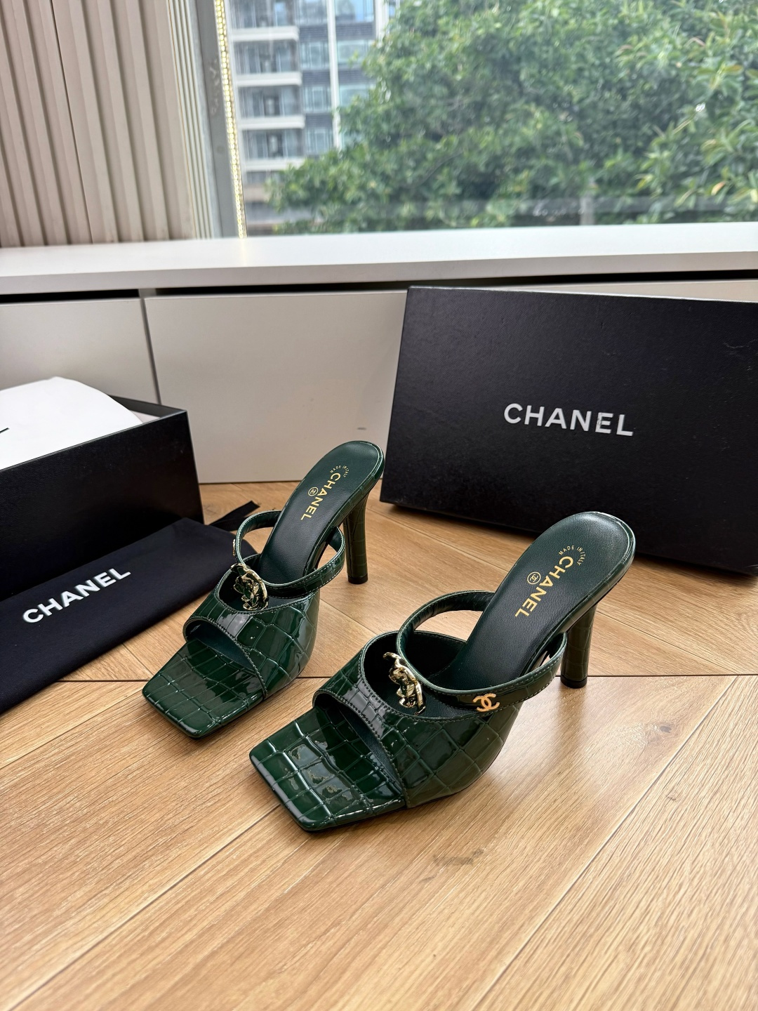 G238😀CHANEL* 香奈儿小香2026专柜同步新款高跟鞋凉鞋极简设计 超好搭配的日常款、无论高度 