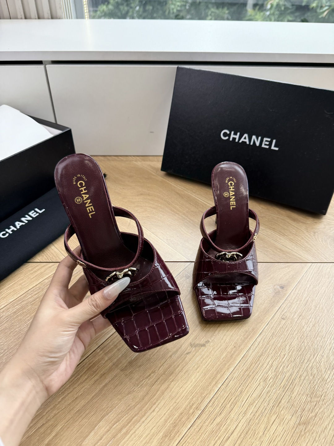 G238😀CHANEL* 香奈儿小香2026专柜同步新款高跟鞋凉鞋极简设计 超好搭配的日常款、无论高度 