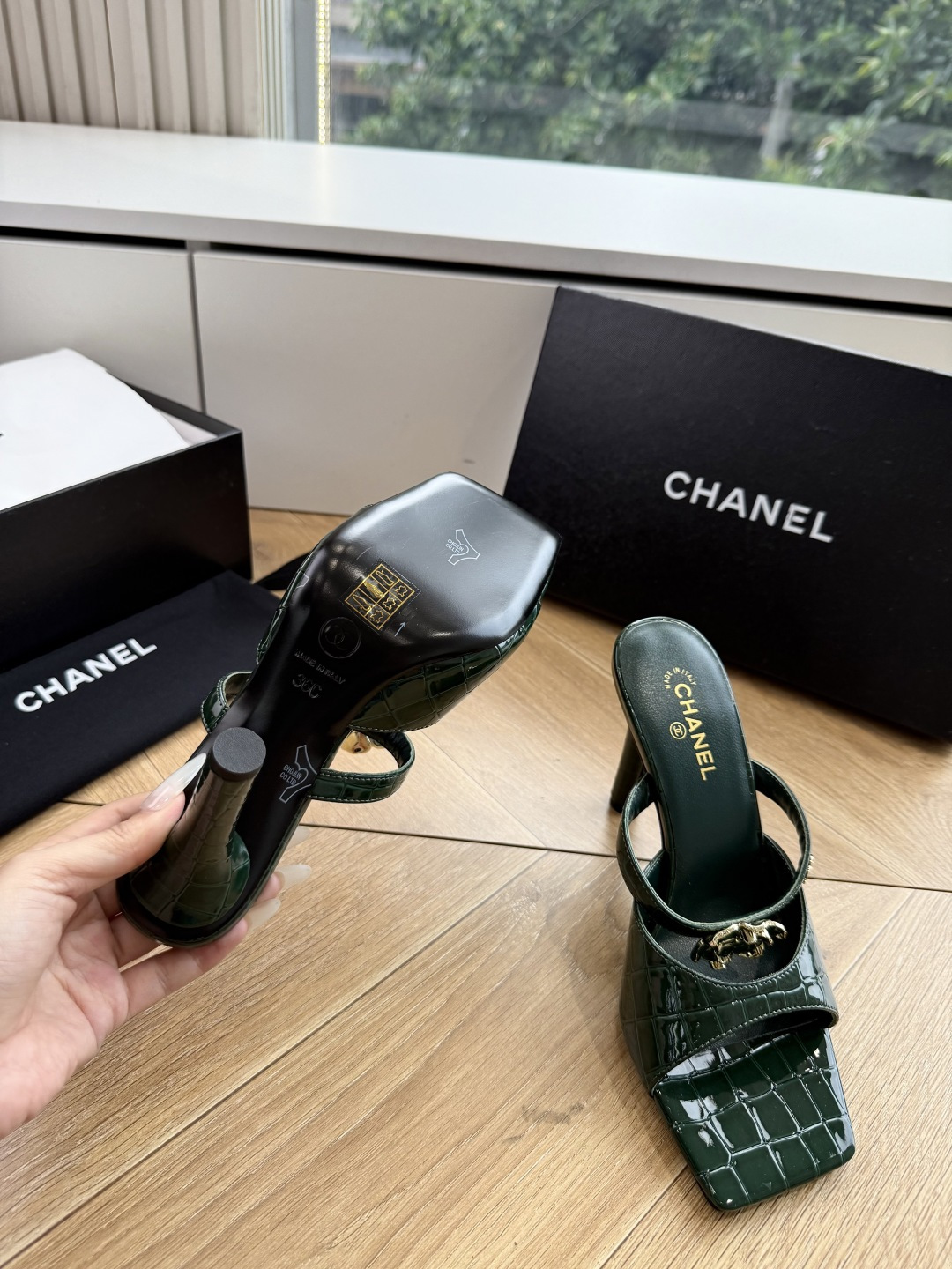 G238😀CHANEL* 香奈儿小香2026专柜同步新款高跟鞋凉鞋极简设计 超好搭配的日常款、无论高度 
