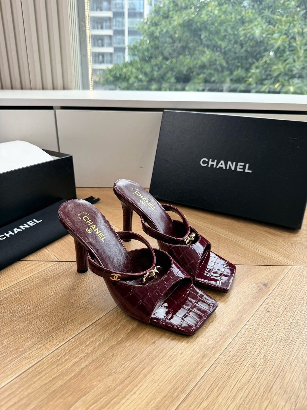 G238😀CHANEL* 香奈儿小香2026专柜同步新款高跟鞋凉鞋极简设计 超好搭配的日常款、无论高度 