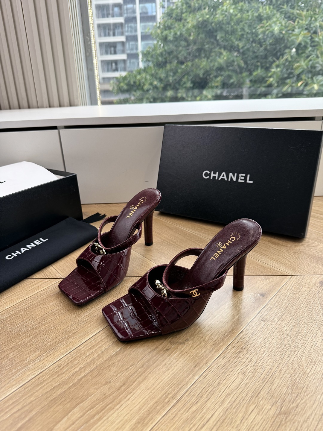 G238😀CHANEL* 香奈儿小香2026专柜同步新款高跟鞋凉鞋极简设计 超好搭配的日常款、无论高度 