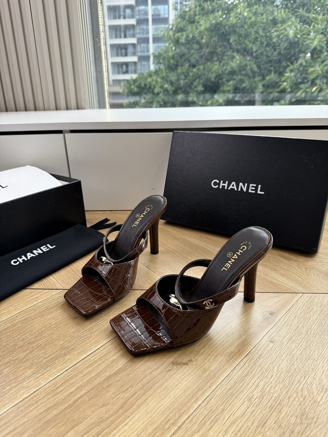 G238😀CHANEL* 香奈儿小香2026专柜同步新款高跟鞋凉鞋极简设计 超好搭配的日常款、无论高度 