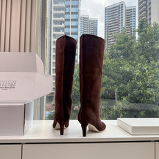 G077代购级别 Maison Margiela 玛吉拉Mm6真皮宽筒直筒长靴不过膝 秋冬新细高跟高筒靴最高版本买手代购 G077代购级别 Maison Margiela 玛吉拉Mm6真皮宽筒直筒长靴不过膝 秋冬新细高跟高筒靴最高版本买手代购