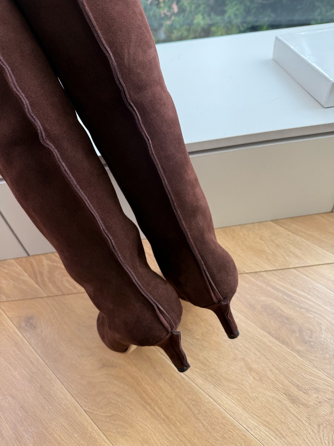 G077代购级别 Maison Margiela 玛吉拉Mm6真皮宽筒直筒长靴不过膝 秋冬新细高跟高筒靴最高版本买手代购 G077代购级别 Maison Margiela 玛吉拉Mm6真皮宽筒直筒长靴不过膝 秋冬新细高跟高筒靴最高版本买手代购