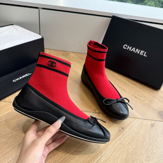 G266 CHANEL 香奈儿 2026 早秋新款 圆头 蝴蝶结 袜套芭蕾舞鞋这双把优雅刻在骨子里的Chanel袜靴!经 G266 CHANEL 香奈儿 2026 早秋新款 圆头 蝴蝶结 袜套芭蕾舞鞋这双把优雅刻在骨子里的Chanel袜靴!经