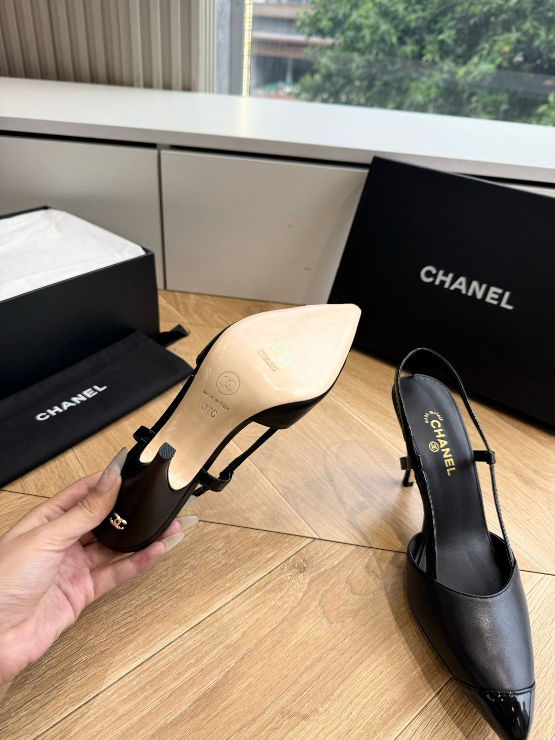 G238😀CHANEL* 香奈儿小香2026专柜同步新款高跟鞋单鞋凉鞋 极简设计 超好搭配的日常款、无论高度 质感都无可