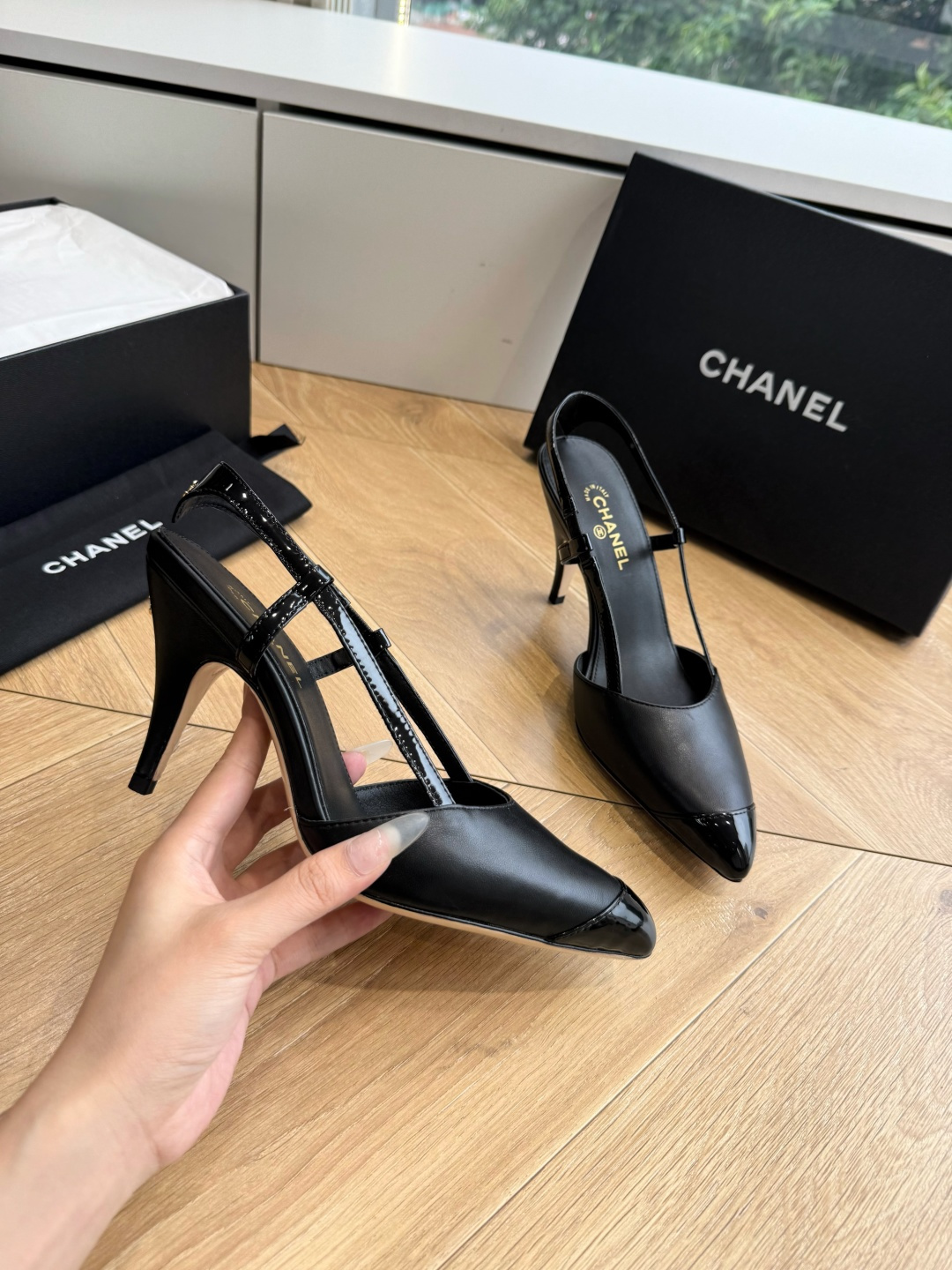 G238😀CHANEL* 香奈儿小香2026专柜同步新款高跟鞋单鞋凉鞋 极简设计 超好搭配的日常款、无论高度 质感都无可