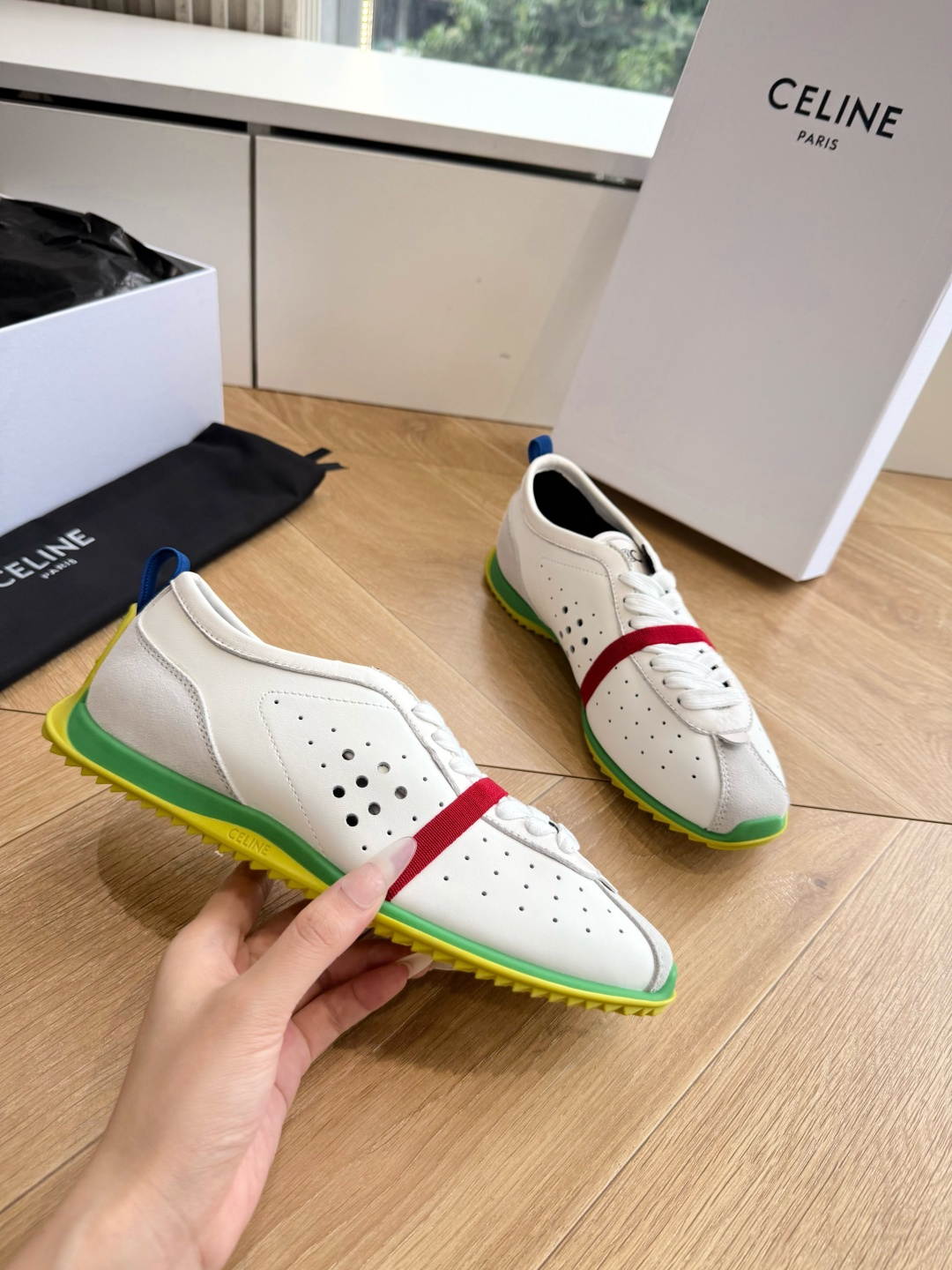 主打一个出货快品质好G08代购级别CELINE|赛琳思琳春夏最新款Racer系列 阿甘鞋 配Celine专用品质辅料包装 主打一个出货快品质好G08代购级别CELINE|赛琳思琳春夏最新款Racer系列 阿甘鞋 配Celine专用品质辅料包装