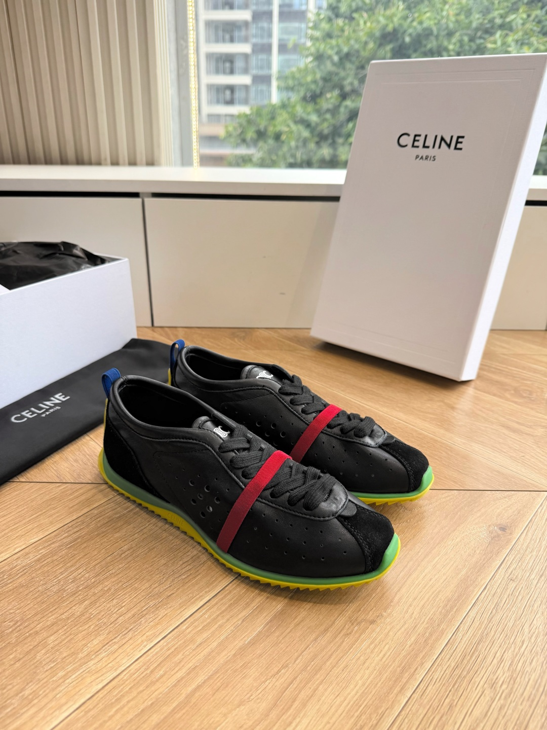 主打一个出货快品质好G08代购级别CELINE｜赛琳思琳春夏最新款Racer系列 阿甘鞋 配Celine专用品质辅料包装