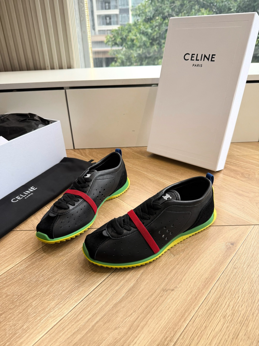 主打一个出货快品质好G08代购级别CELINE｜赛琳思琳春夏最新款Racer系列 阿甘鞋 配Celine专用品质辅料包装