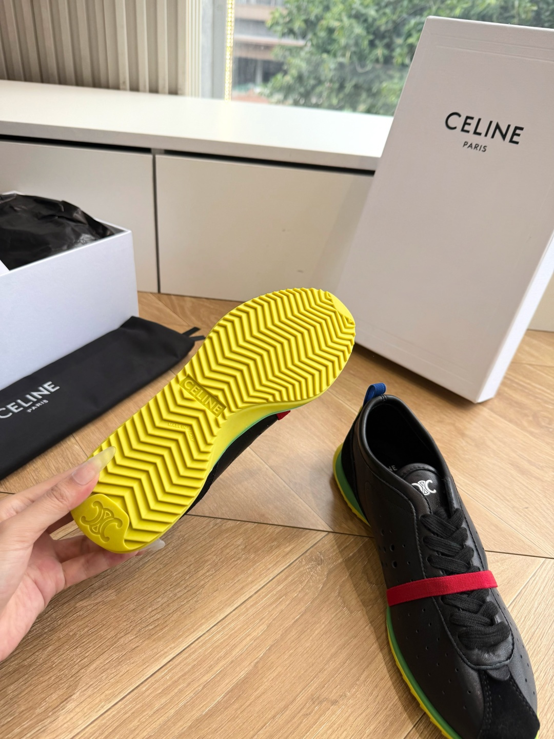 主打一个出货快品质好G08代购级别CELINE｜赛琳思琳春夏最新款Racer系列 阿甘鞋 配Celine专用品质辅料包装