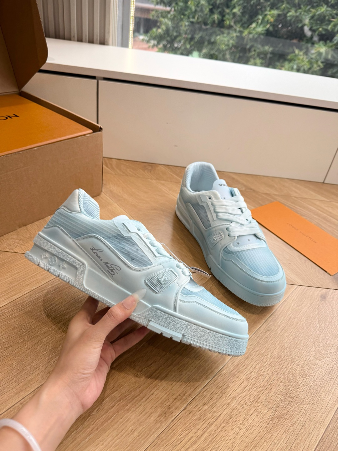 配饰60😀G2231-Louis Vuiton 路易威登 新款 LV Trainer系列板鞋篮球鞋 ‼️  本款 LV 