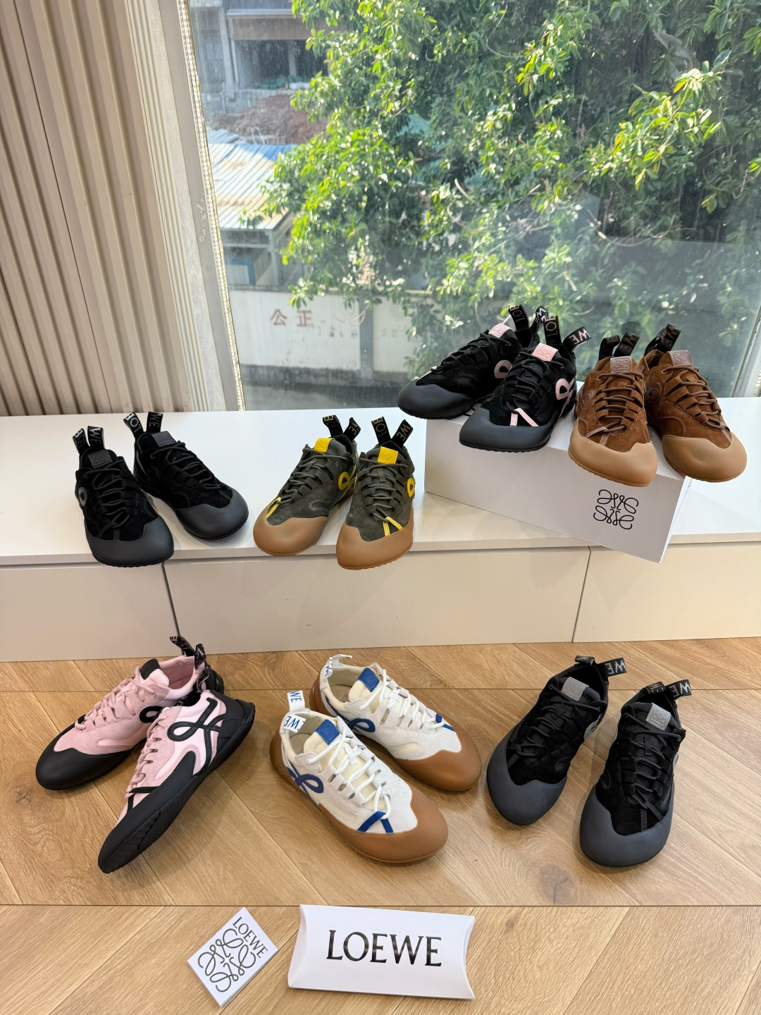 G193飞机盒版所见即所得LOEW·*罗意威2026新款 新色上新活力满满芭蕾阿甘鞋 罗意威新款Grip｜登山款时尚运动
