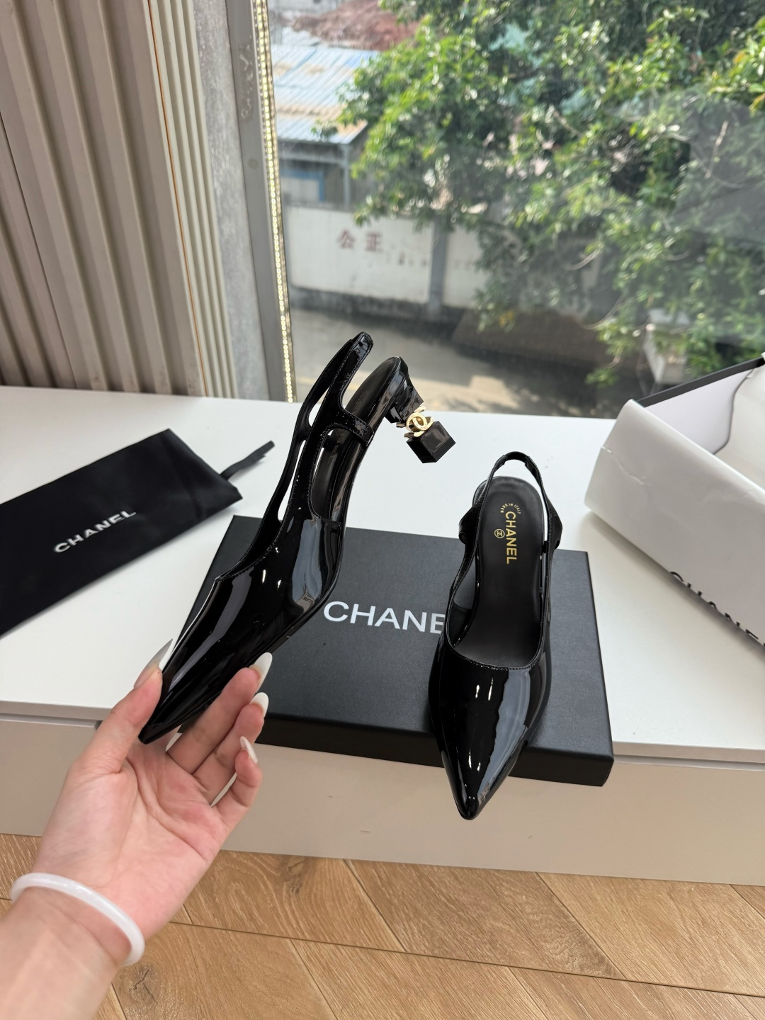 G238😀CHANEL* 香奈儿小香2026专柜同步新款高跟鞋单鞋凉鞋 极简设计 超好搭配的日常款、无论高度 质感都无可