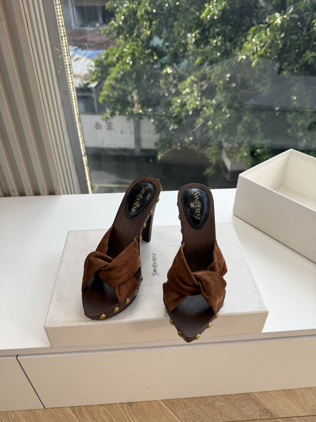 G288顶级品质Saint Laurent / 圣罗兰LeeYSL姐姐的美丽尤物又是人间圣罗兰 Rose同款的高跟鞋化很