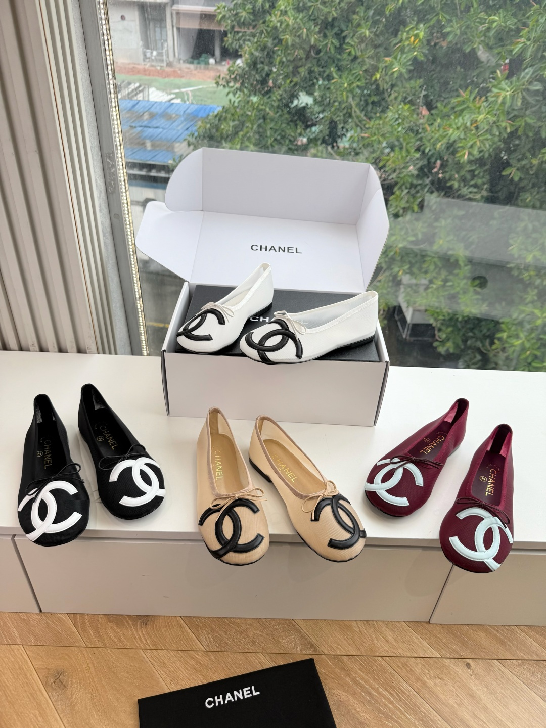 G027 😀CHANEL* 香奈儿小香2026专柜同步新款网面单鞋凉鞋 极简设计 超好搭配的日常款、无论高度 质感都无可
