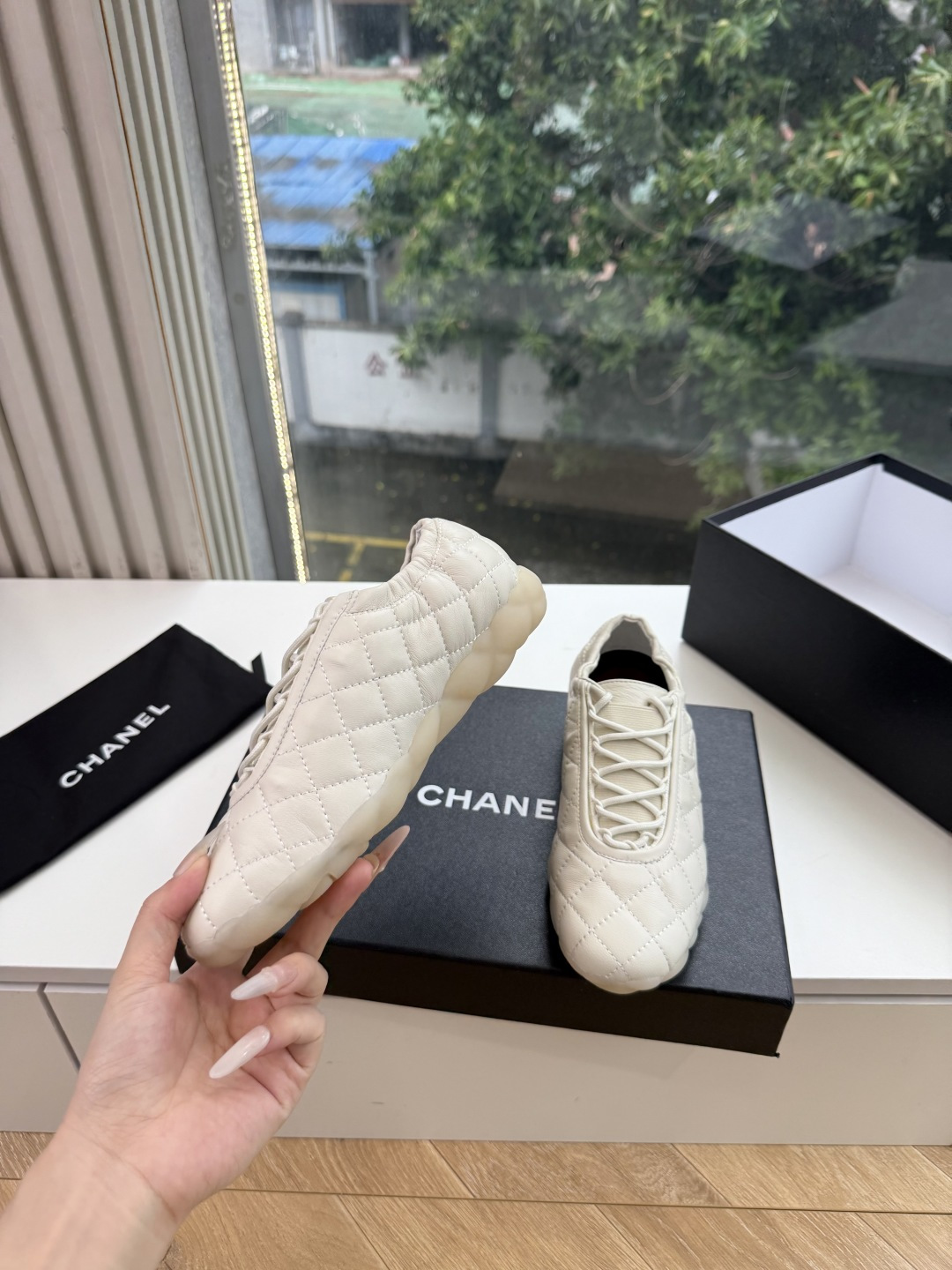 G266😀CHANEL/香奈儿2026新款小香风圆头布面运动鞋时尚增高鞋休闲鞋德训鞋 面料:羊皮 内里:元版内里 鞋底: G266😀CHANEL/香奈儿2026新款小香风圆头布面运动鞋时尚增高鞋休闲鞋德训鞋 面料:羊皮 内里:元版内里 鞋底: