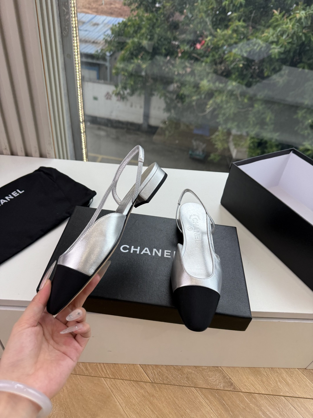 G233所见即所得代购级CHANE*2026小香奈儿爆品玛丽珍包头单鞋凉鞋 妥妥的自留款！！比经典款Slingback舒