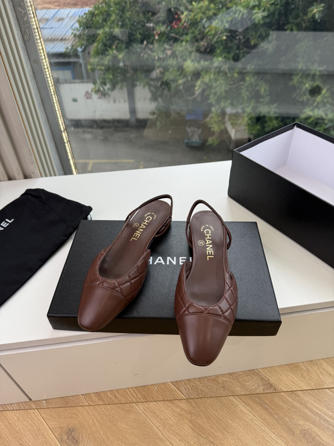 G233所见即所得代购级CHANE*2026小香奈儿爆品玛丽珍包头单鞋凉鞋 妥妥的自留款！！比经典款Slingback舒