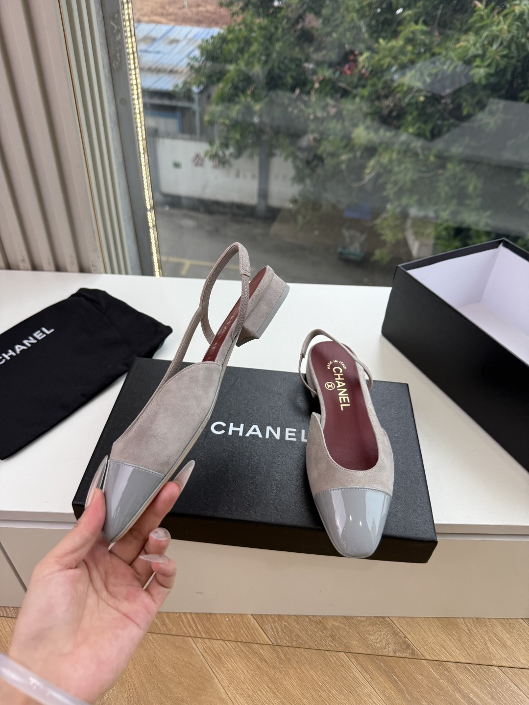G233所见即所得代购级CHANE*2026小香奈儿爆品玛丽珍包头单鞋凉鞋 妥妥的自留款！！比经典款Slingback舒