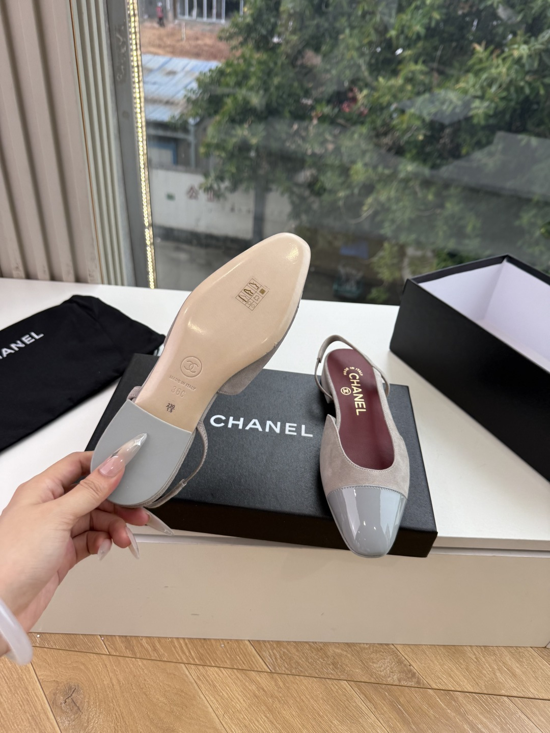 G233所见即所得代购级CHANE*2026小香奈儿爆品玛丽珍包头单鞋凉鞋 妥妥的自留款！！比经典款Slingback舒