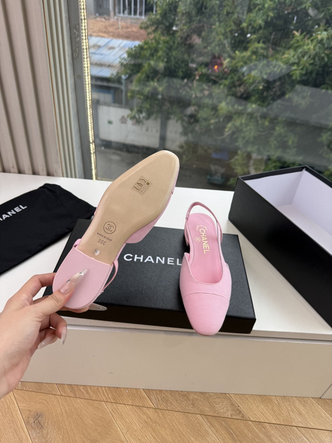 G233所见即所得代购级CHANE*2026小香奈儿爆品玛丽珍包头单鞋凉鞋 妥妥的自留款！！比经典款Slingback舒