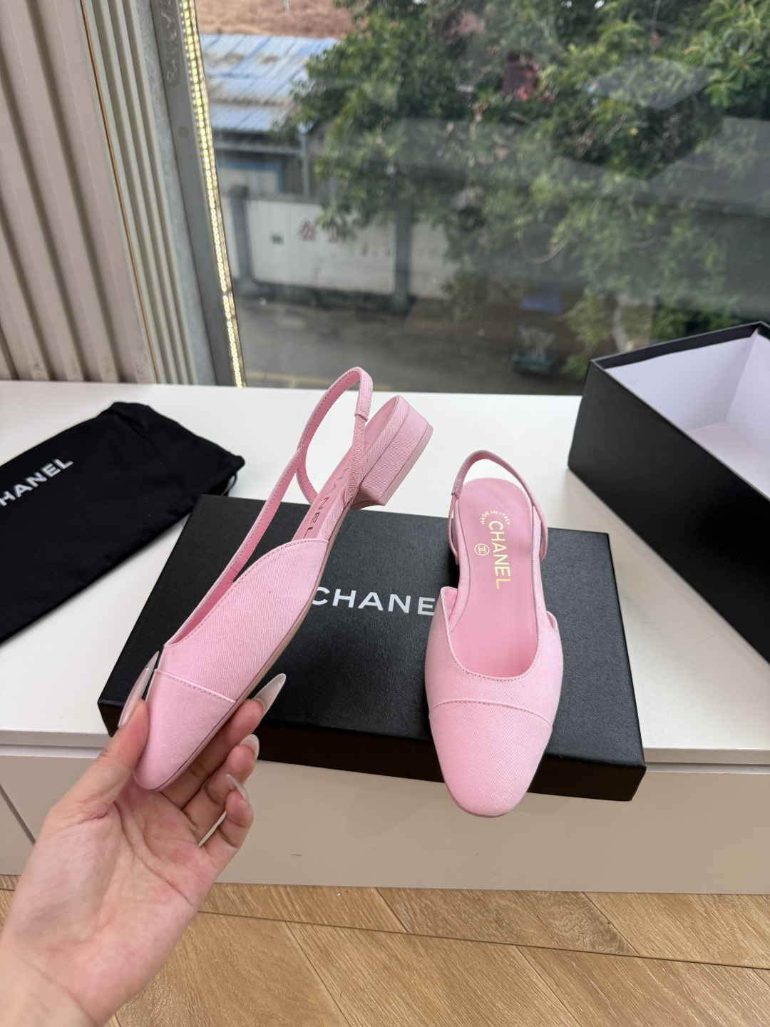 G233所见即所得代购级CHANE*2026小香奈儿爆品玛丽珍包头单鞋凉鞋 妥妥的自留款！！比经典款Slingback舒