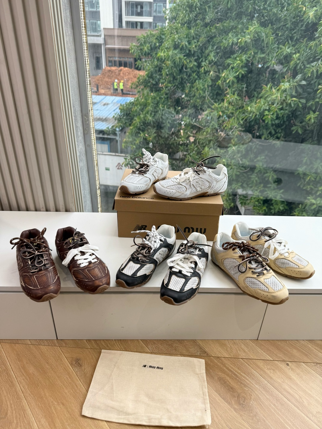 G879代购级别MiuMi*&N*•联名款新色上新 美拉德配色德训鞋运动鞋miumiu&nb530最新款新色上新！特别p