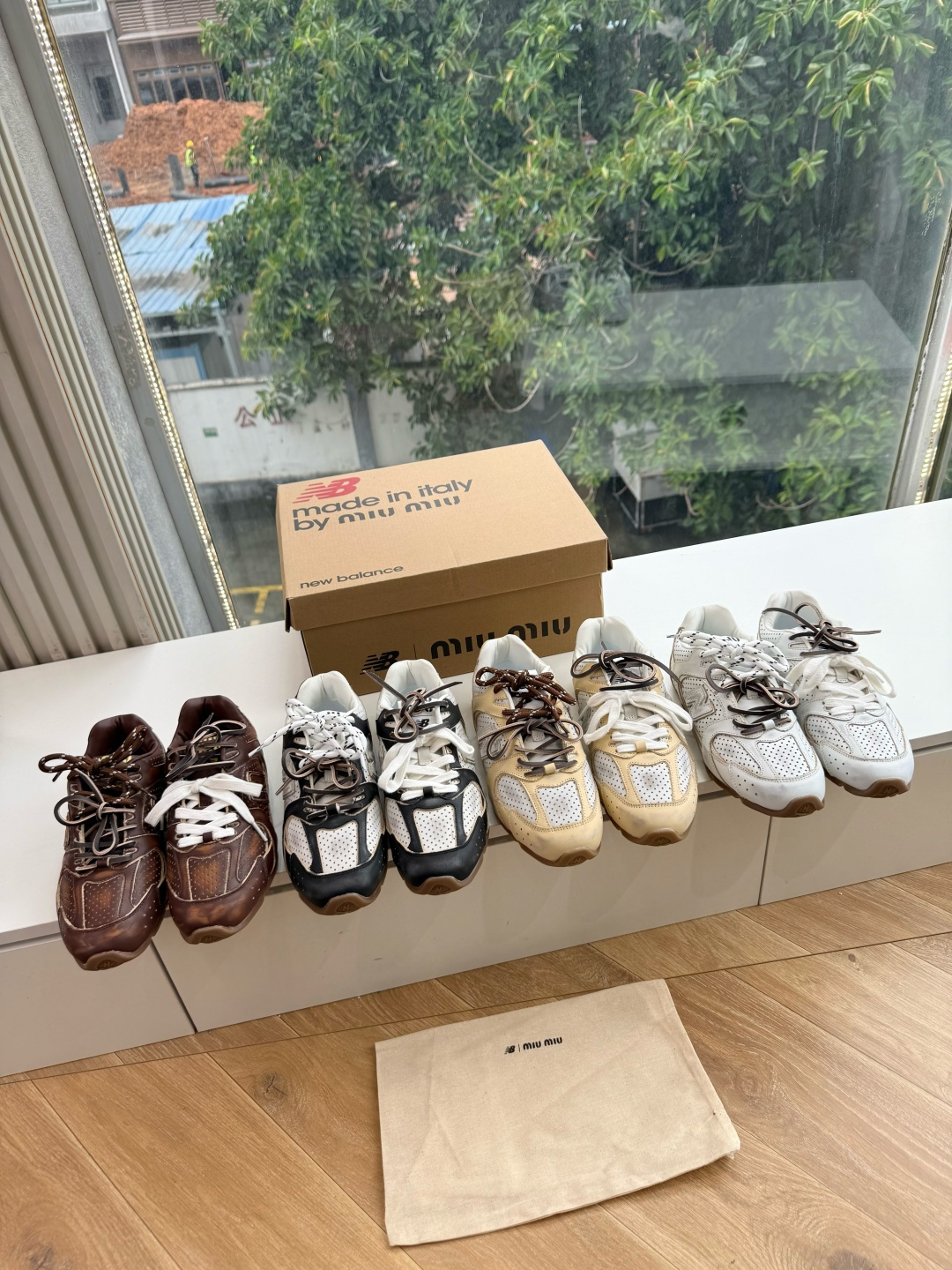 G879代购级别MiuMi*&N*•联名款新色上新 美拉德配色德训鞋运动鞋miumiu&nb530最新款新色上新！特别p