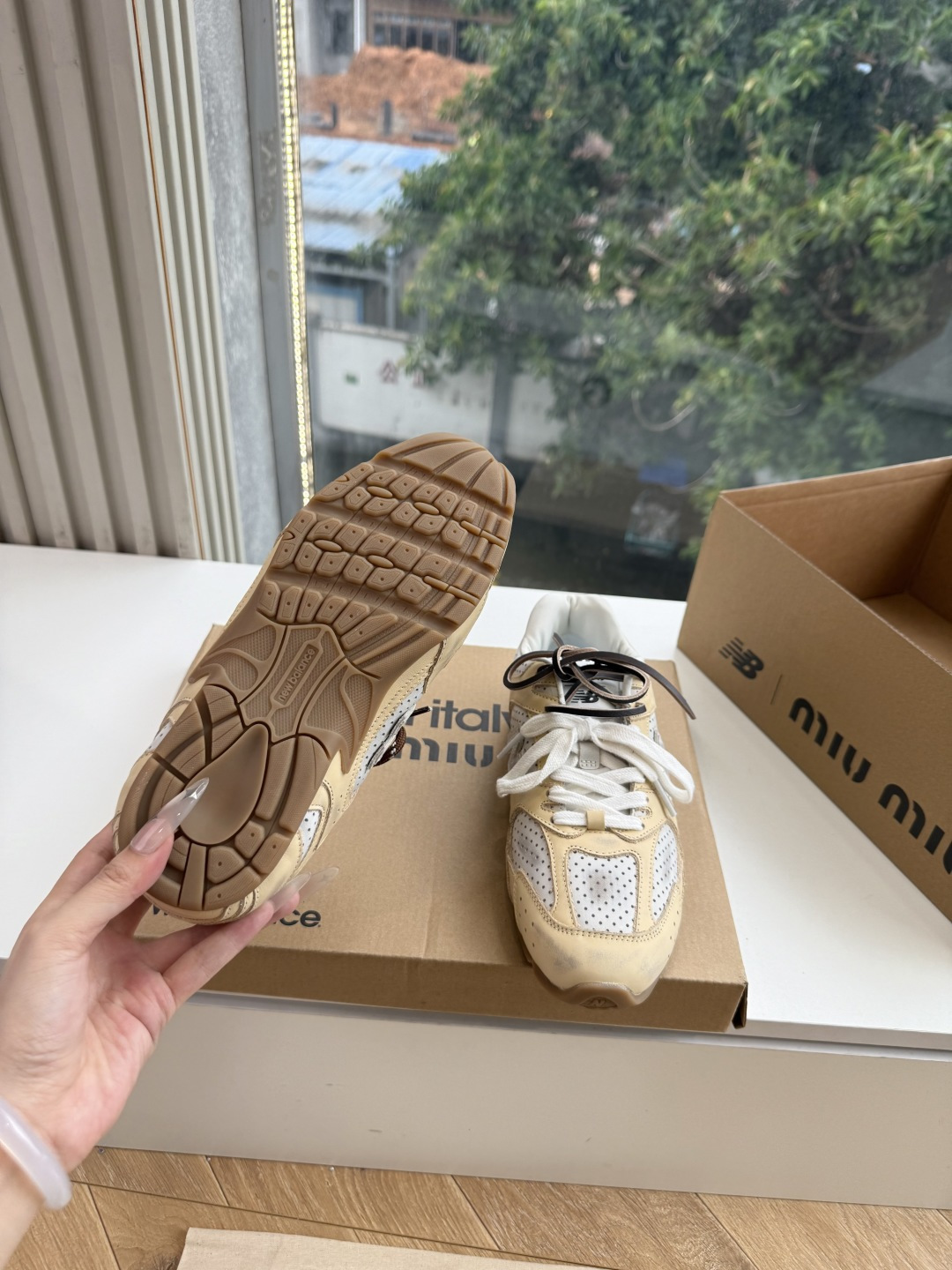 G879代购级别MiuMi*&N*•联名款新色上新 美拉德配色德训鞋运动鞋miumiu&nb530最新款新色上新!特别p G879代购级别MiuMi*&N*•联名款新色上新 美拉德配色德训鞋运动鞋miumiu&nb530最新款新色上新!特别p