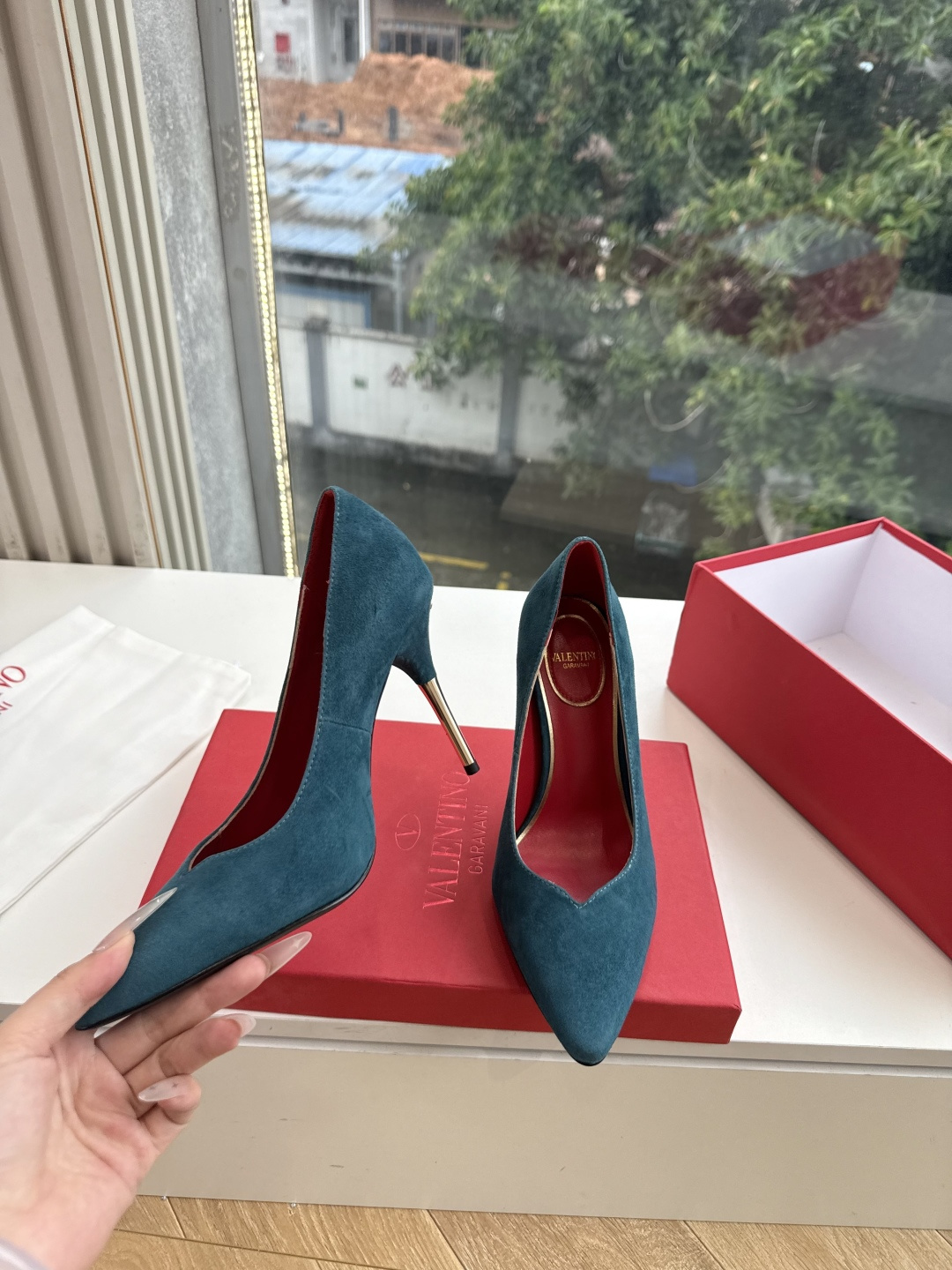 G289 VALENTINO华伦天奴经典单鞋春夏VLOGO SIGNATURE鞋型线条流畅.版型超赞上脚舒适.增高.显瘦