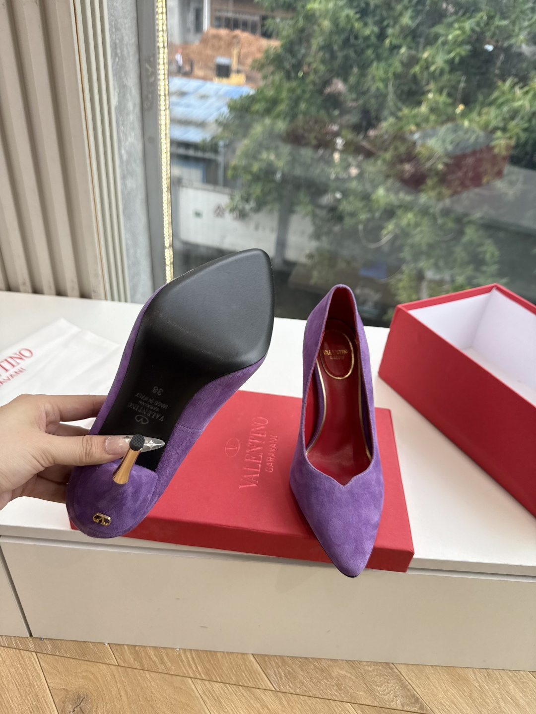 G289 VALENTINO华伦天奴经典单鞋春夏VLOGO SIGNATURE鞋型线条流畅.版型超赞上脚舒适.增高.显瘦