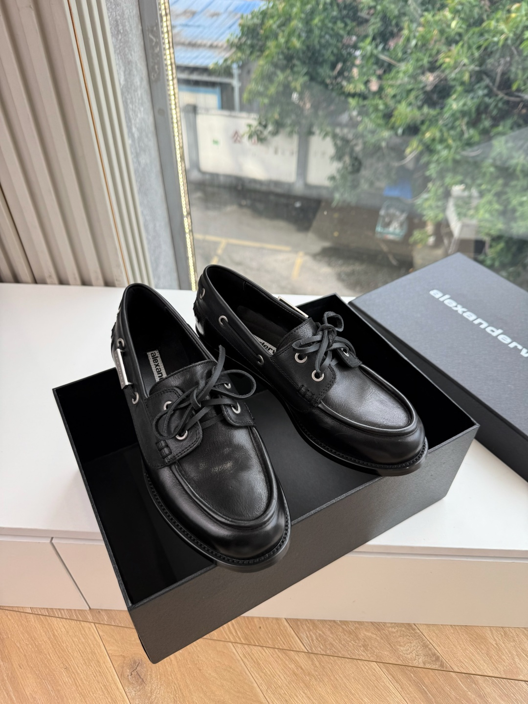 G013代购级别Alexanderwan*大王新品厚底系列新品，无敌增高决绝子单品，鞋底厚，但脚感轻盈舒适！甄选进口牛皮